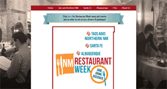 Desktop Screenshot of newmexicorestaurantweek.com