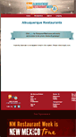 Mobile Screenshot of albuquerque.newmexicorestaurantweek.com